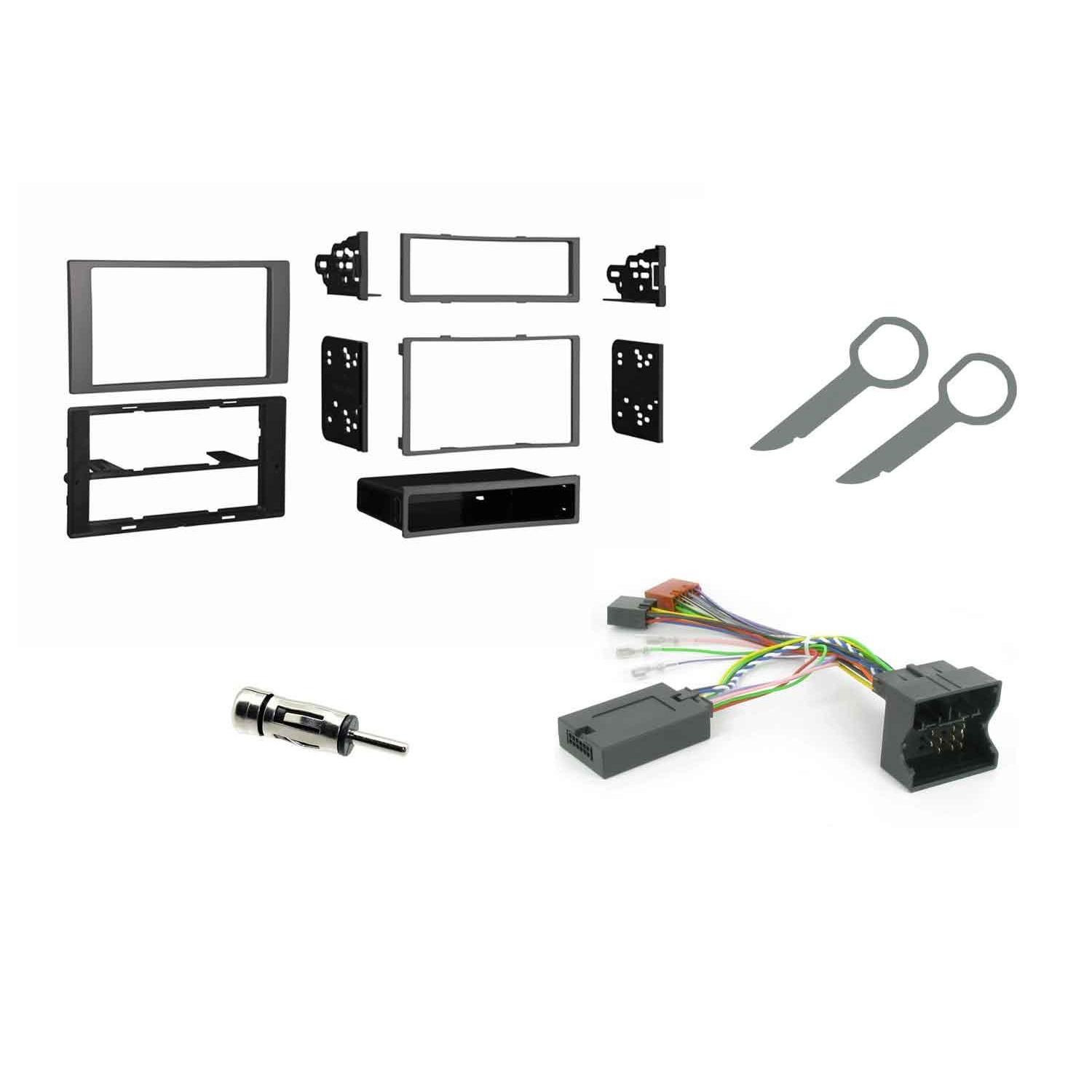 Ford-C-Max-S-Max-Transit-hopea-2-DIN-soittimen-asennussarja