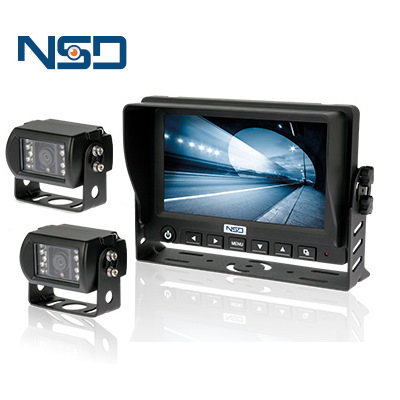 NSD peruutuskamerasarja 7-tuuman näytöllä 2 kameralla