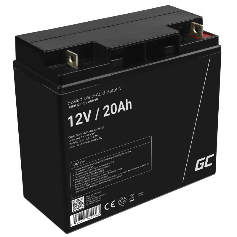Green Cell AGM akku 12V 20Ah