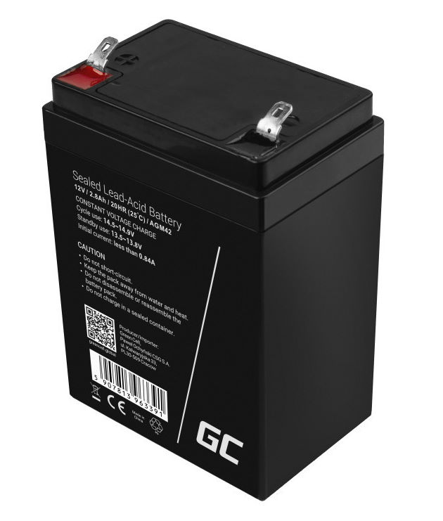 Green Cell AGM akku 12V 2,8Ah 2