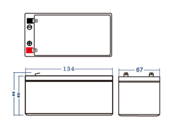 Green Cell AGM akku 12V 3,4Ah 3