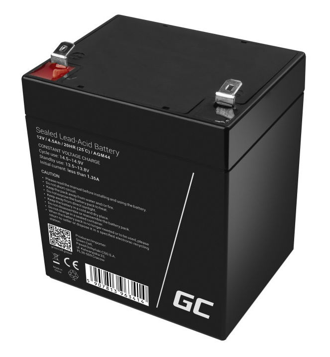 Green Cell AGM akku 12V 4,5Ah 2