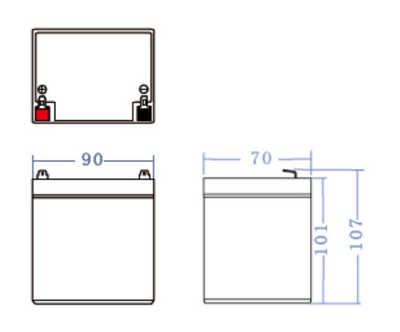 Green Cell AGM akku 12V 4,5Ah 3