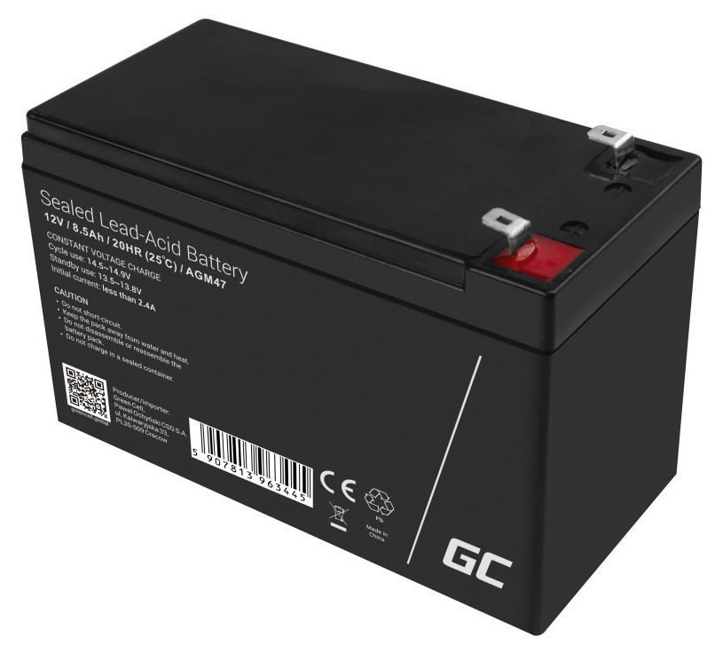 Green Cell AGM akku 12V 8,5Ah 2