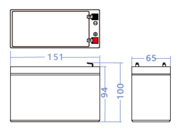 Green Cell AGM akku 12V 8Ah 3