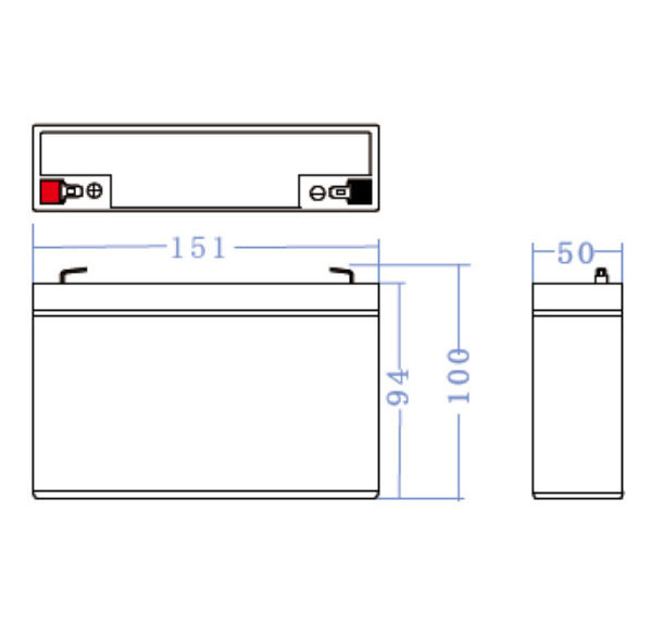Green Cell AGM akku 6V 15Ah 3