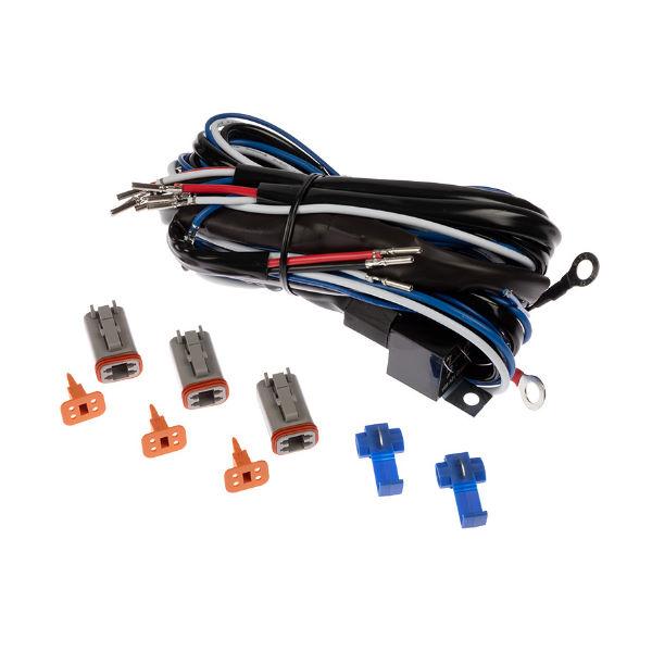 Relejohtosarja kolmelle parkilliselle lisävalolle DT-4 liitin