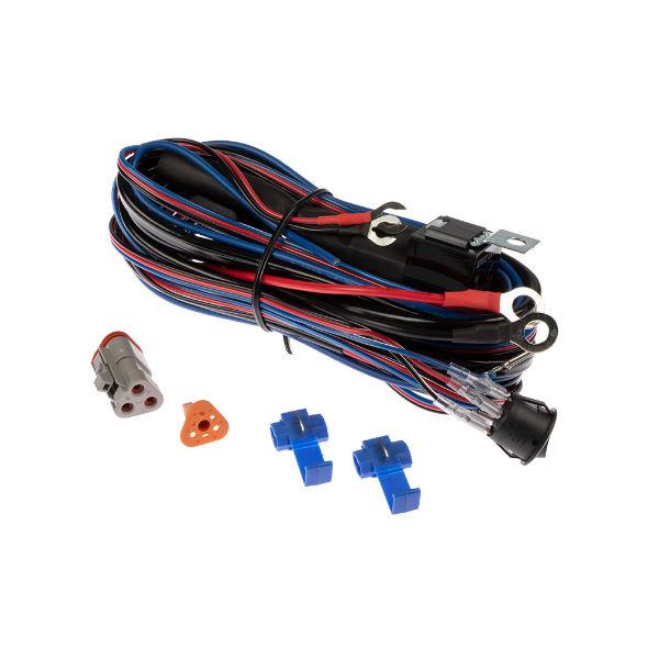 Relejohtosarja yhdelle parkilliselle lisävalolle Dt-3 liitin