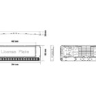 Optibeam E-BAR lisävalo mitat