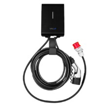 Walle -sähköauton latausasema voimavirta Walle 16S musta