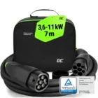 Green Cell sähköauton latauskaapeli 11kW 7m tyyppi 2