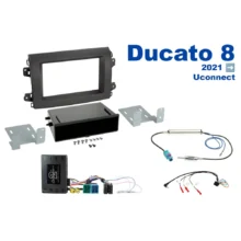 Fiat Ducato 2021 2-DIN soittimeen asennussarja