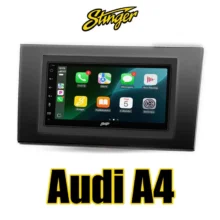 Stinger iE268E Audi A4 multimediasoitin automallikohtaisella kehyksellä