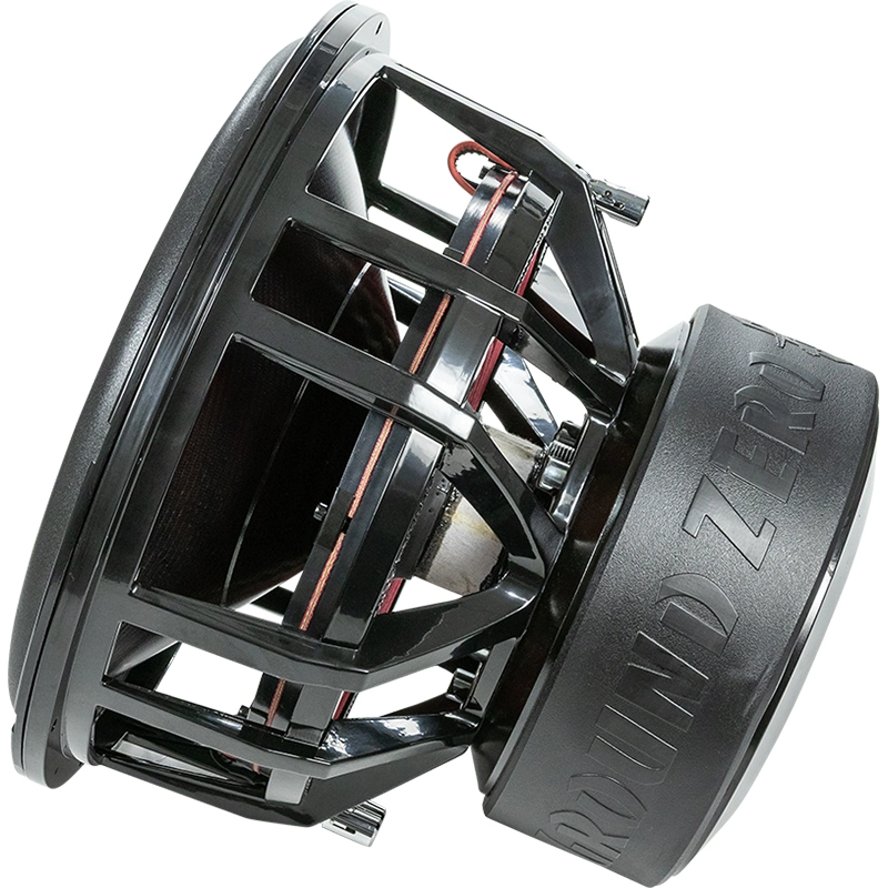 Ground Zero 15 tuuman subwoofer-elementti, takaviistosta